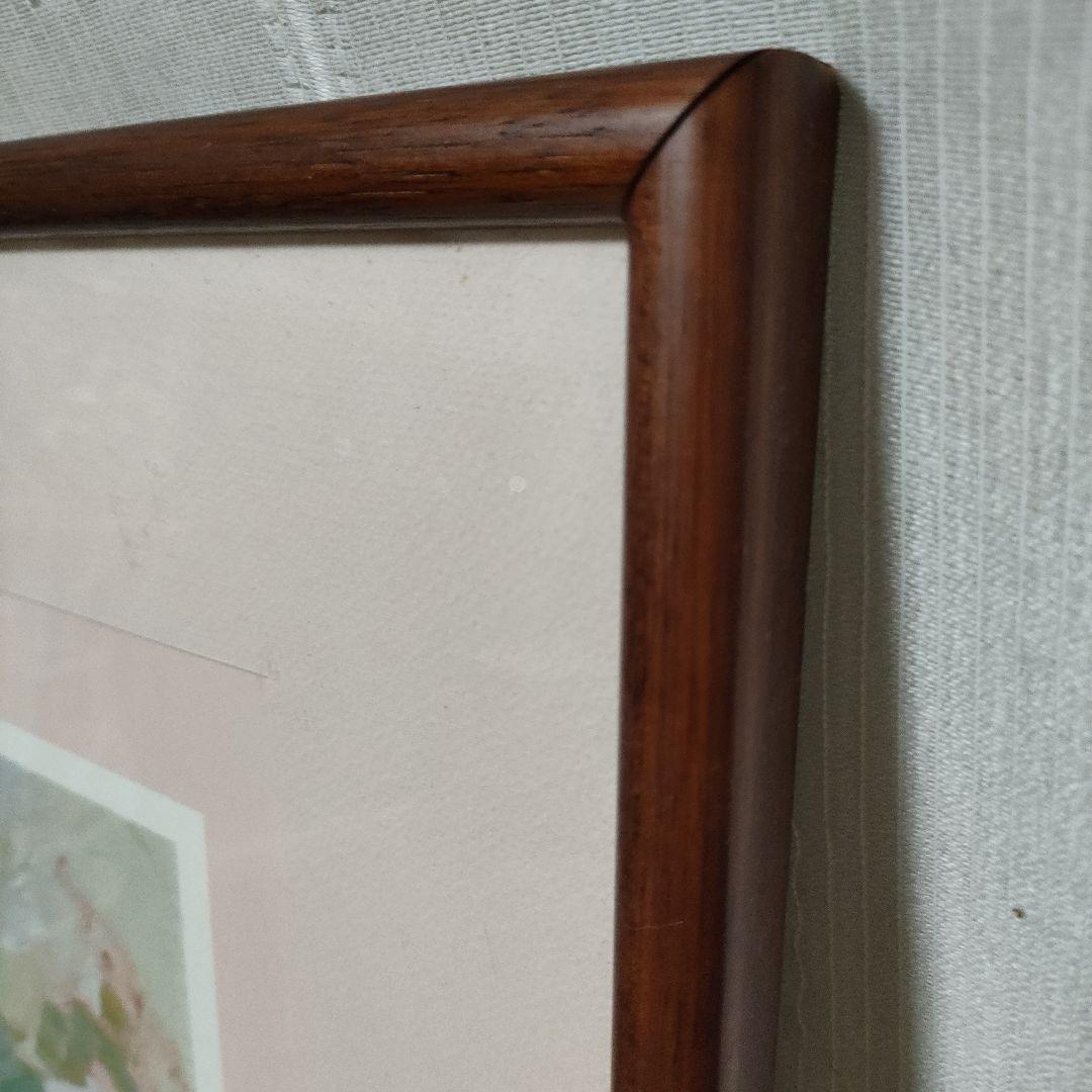 額付きヴィンテージポスター パステルローズ