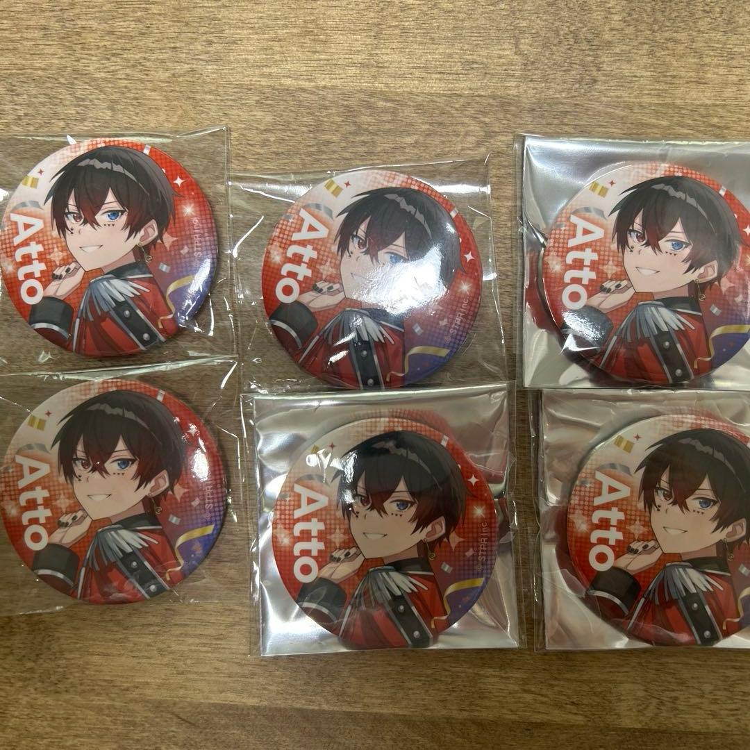 あっとくん すとふぇす 缶バッジ - メルカリ