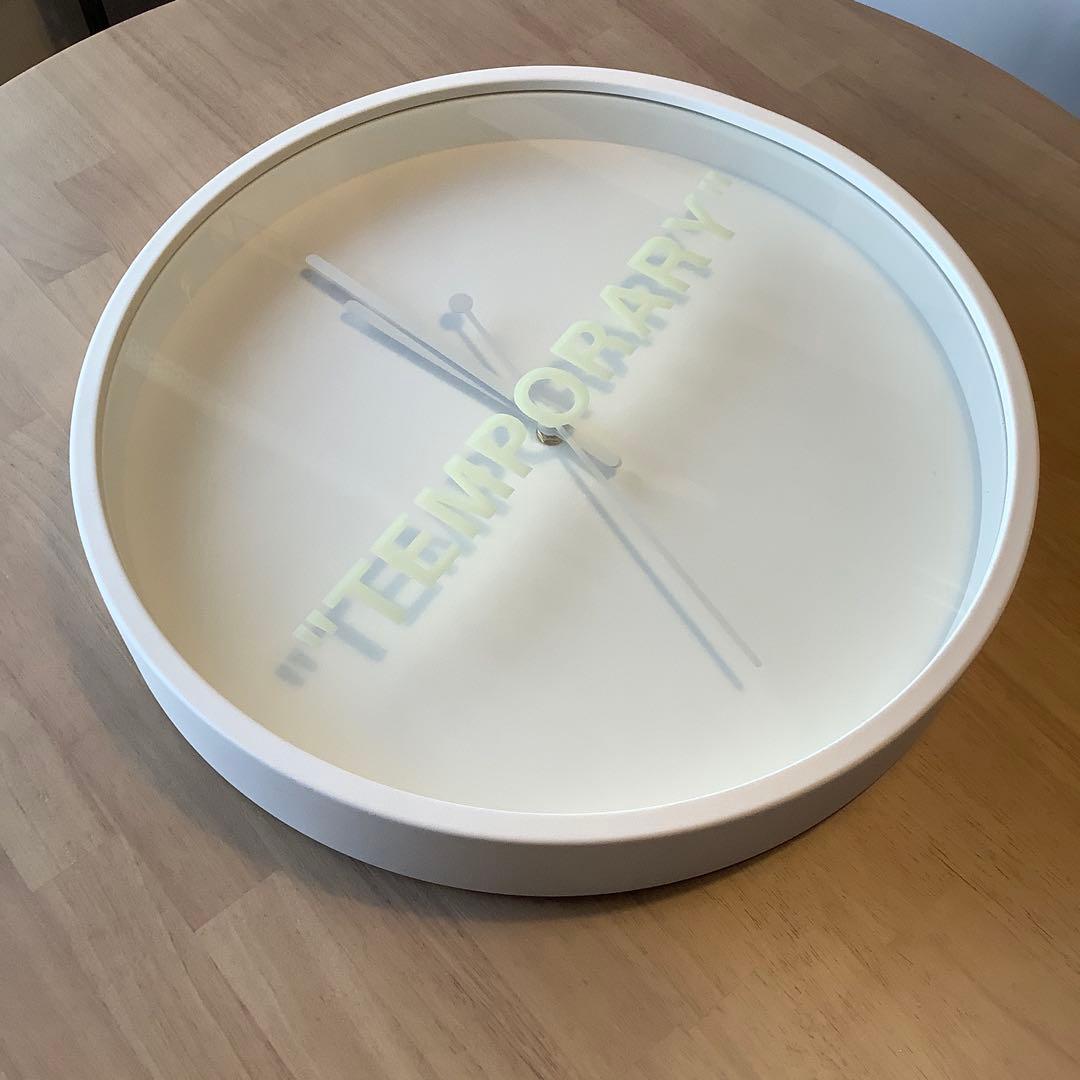 IKEA ヴァージルアブロー MARKERD 時計　off-white