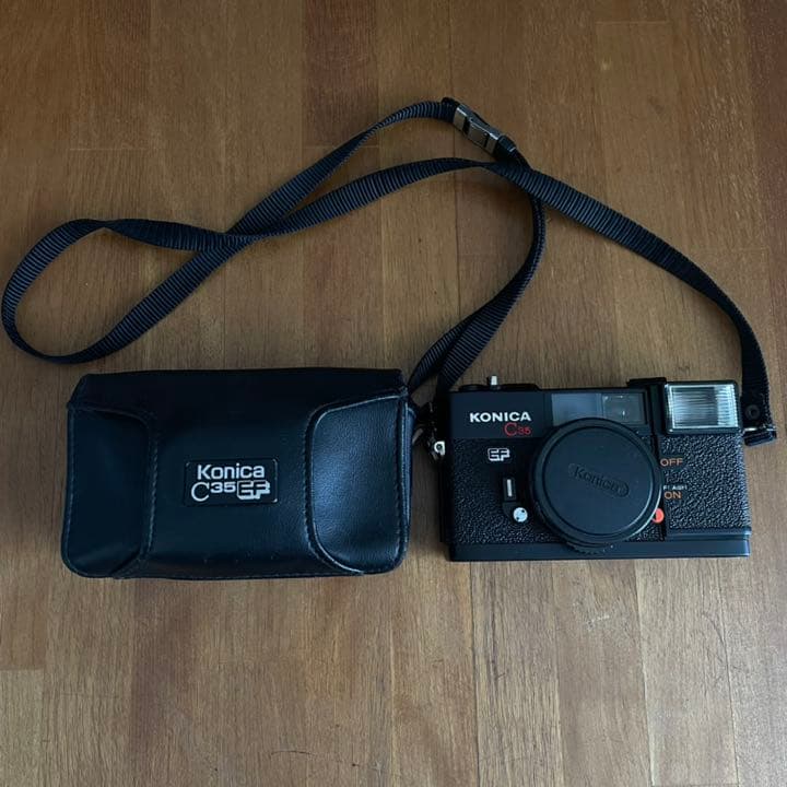 KONICA 人気 C35EF 完動品・実写例あり フィルムカメラ 完動品・即日発送】