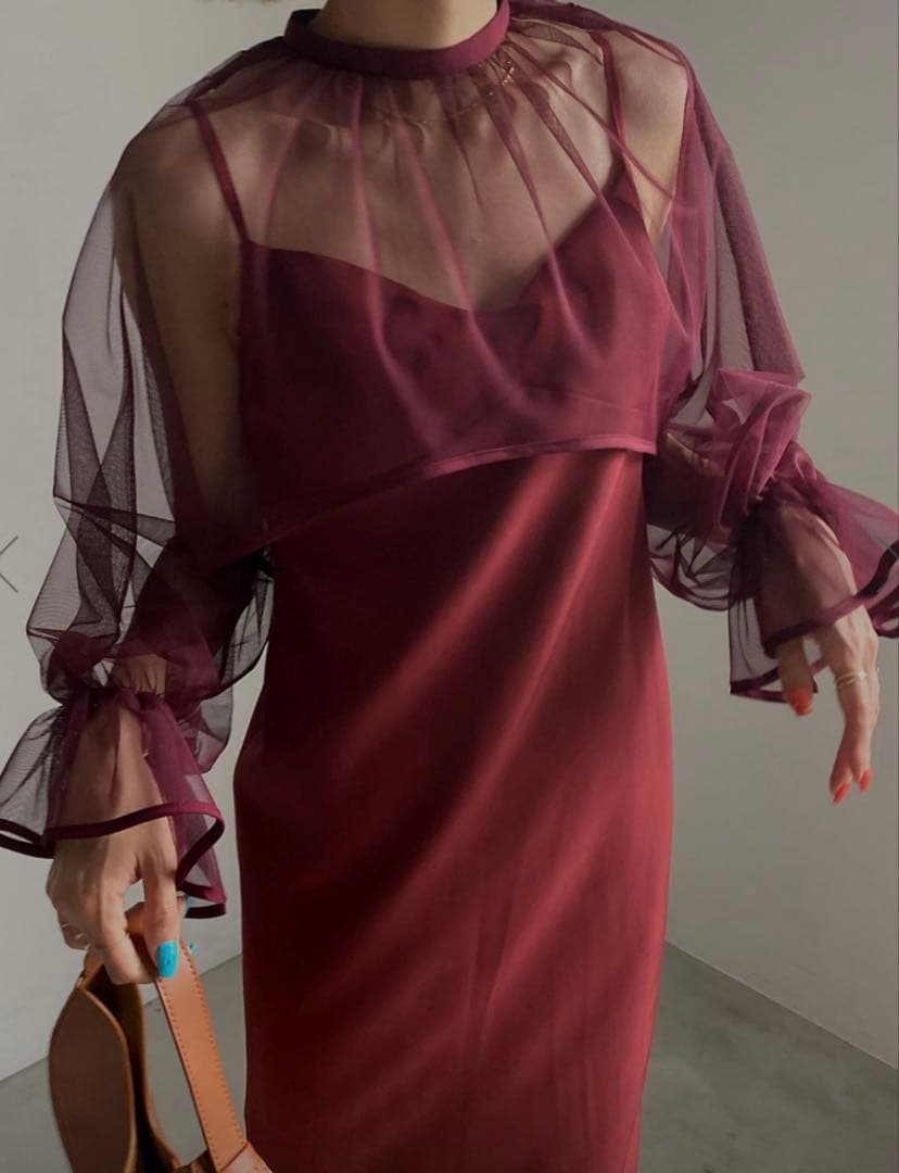 Ameri VINTAGE MANY WAY AIRY VEIL DRESS