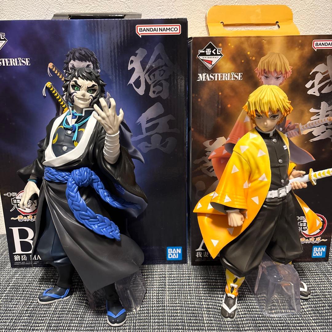 ス*)様 1番くじ 雷の兄弟 我妻善逸 獪岳 フィギュア A賞 B賞 - メルカリ