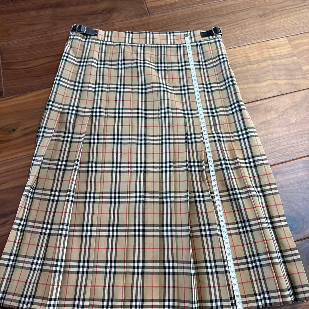 【虎】BURBERRYLondon バーバリーロンドン　チェック柄スカート