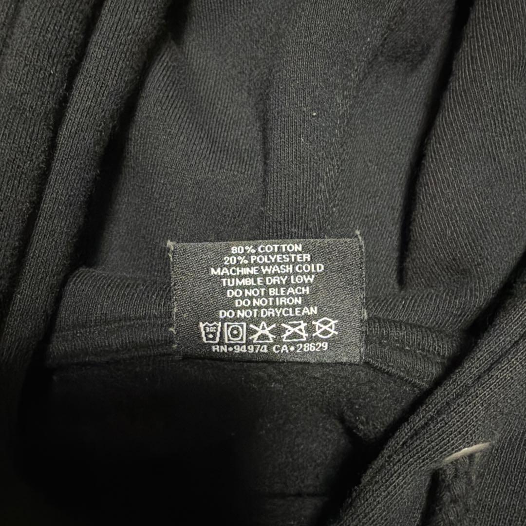 専用　Stüssy ステューシー パイルロゴ アーチロゴ パーカー ブラック