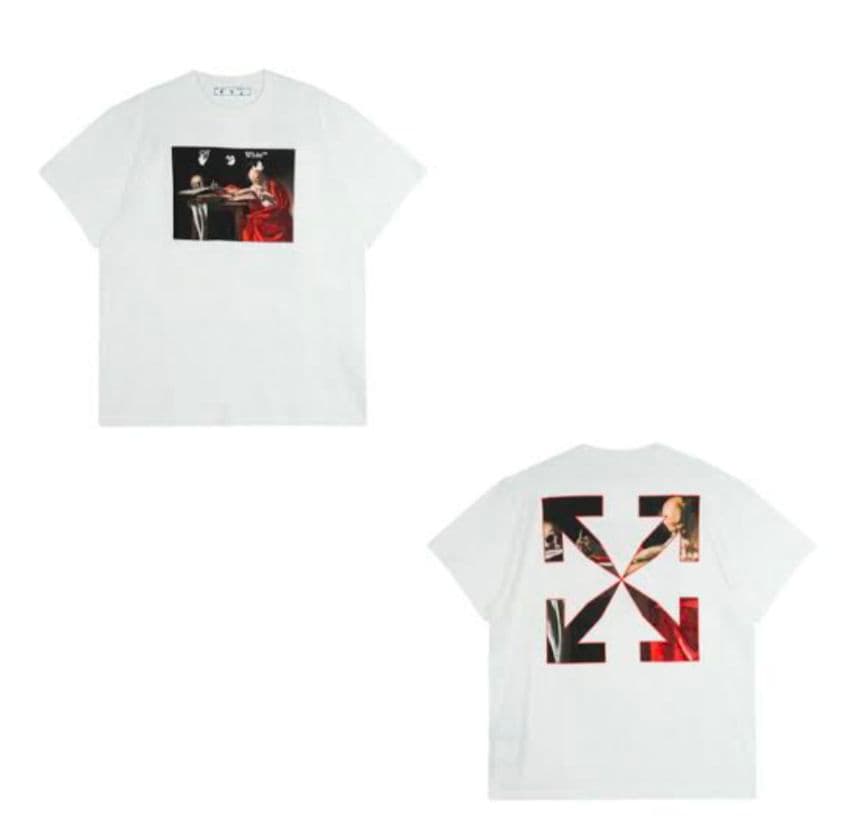 Off-White アートプリント Tシャツ ホワイト