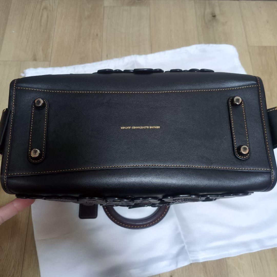 COACH　コーチ　ローグ ティーローズ　バッグ　花