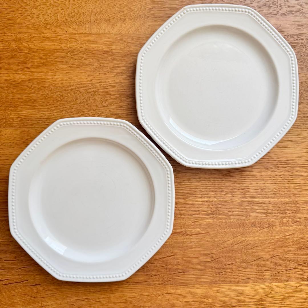 フランスアンティーク皿 ロンシャンオクトゴナルプレート フランス