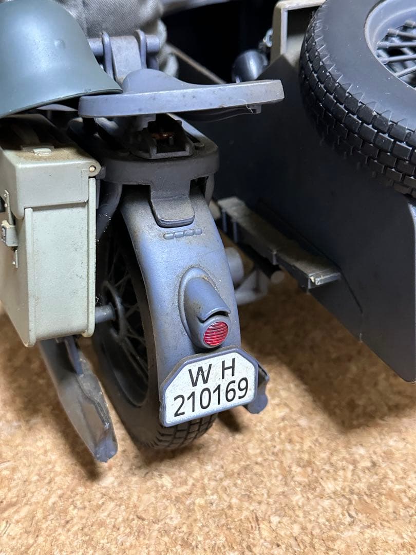 21st century toys 1/6 ドイツ軍　サイドカー 兵士付き