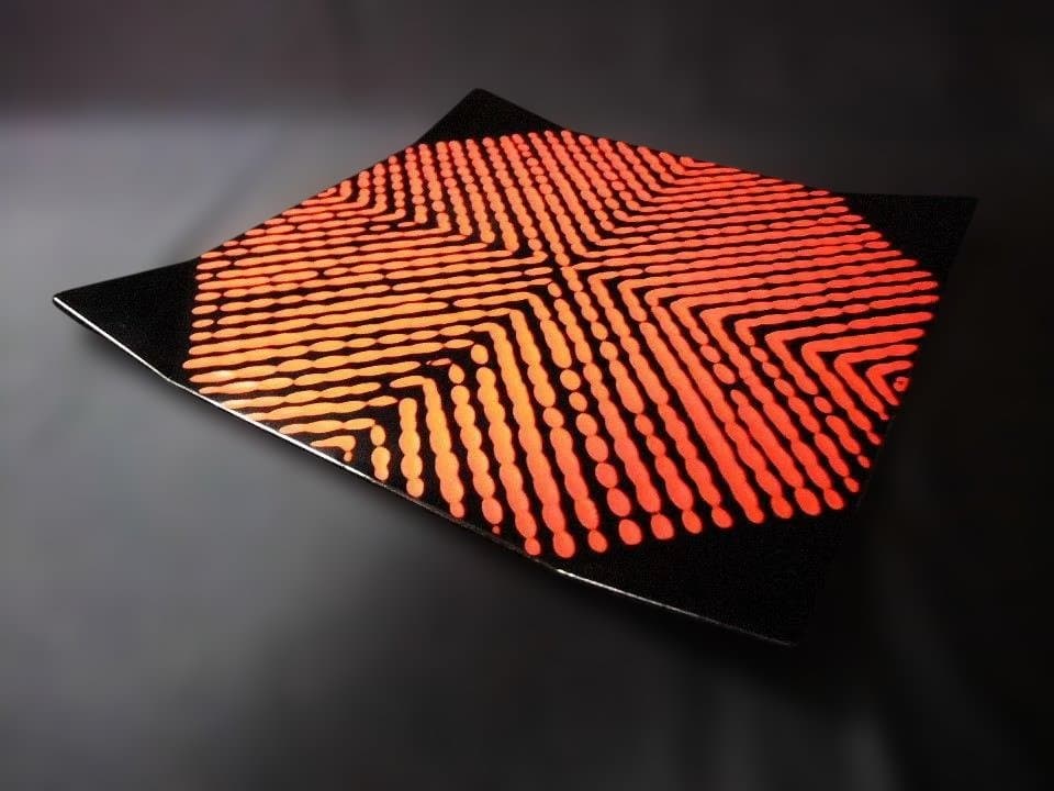 会席膳 本漆器 赤膳 天然木 五客 隅折れ 漆器膳