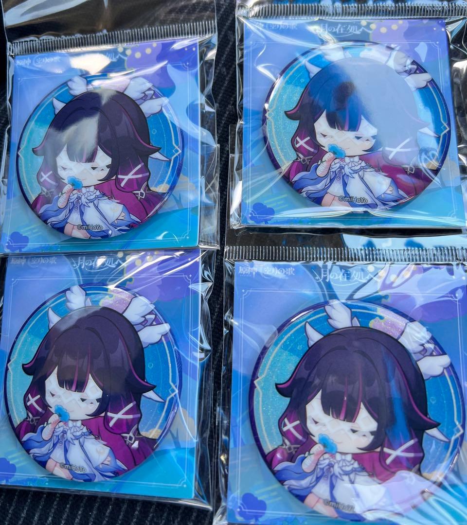 原神 月の在処へ リリースイベント コロンビーナ 缶バッジ 4個 - メルカリ