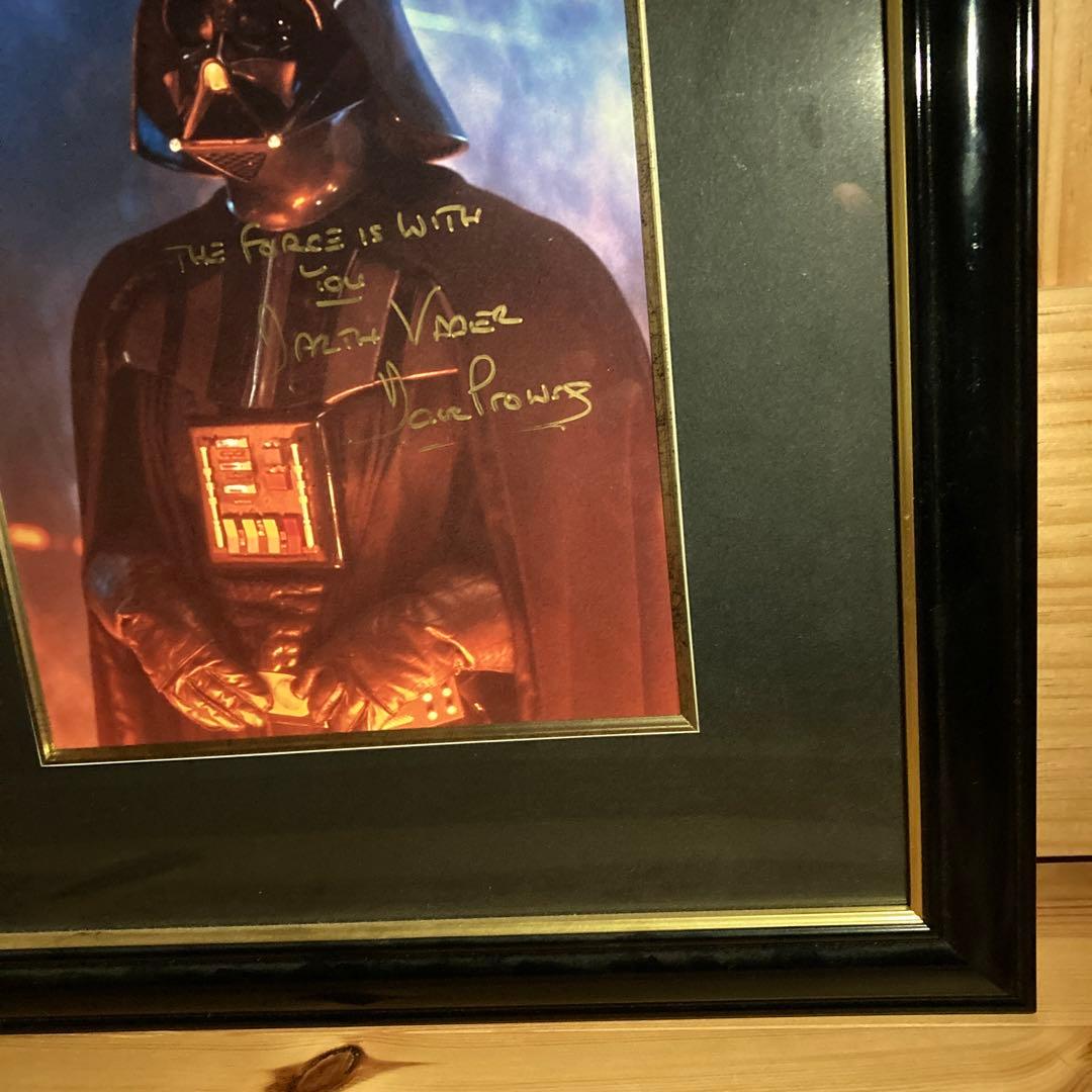 直筆】スターウォーズ ダースベイダー デヴィッド デビッド プラウズ