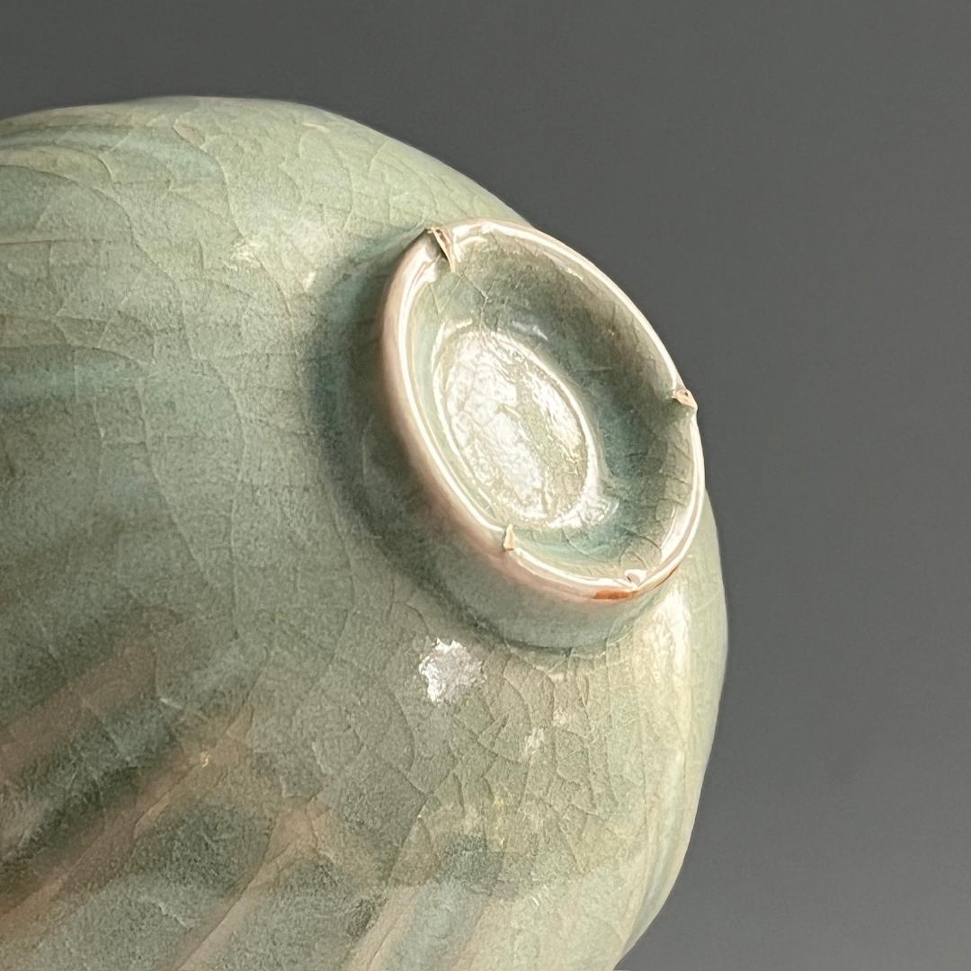 唐物 青磁稜花盃 氷裂紋 中国美術 古玩 SN75 - メルカリ