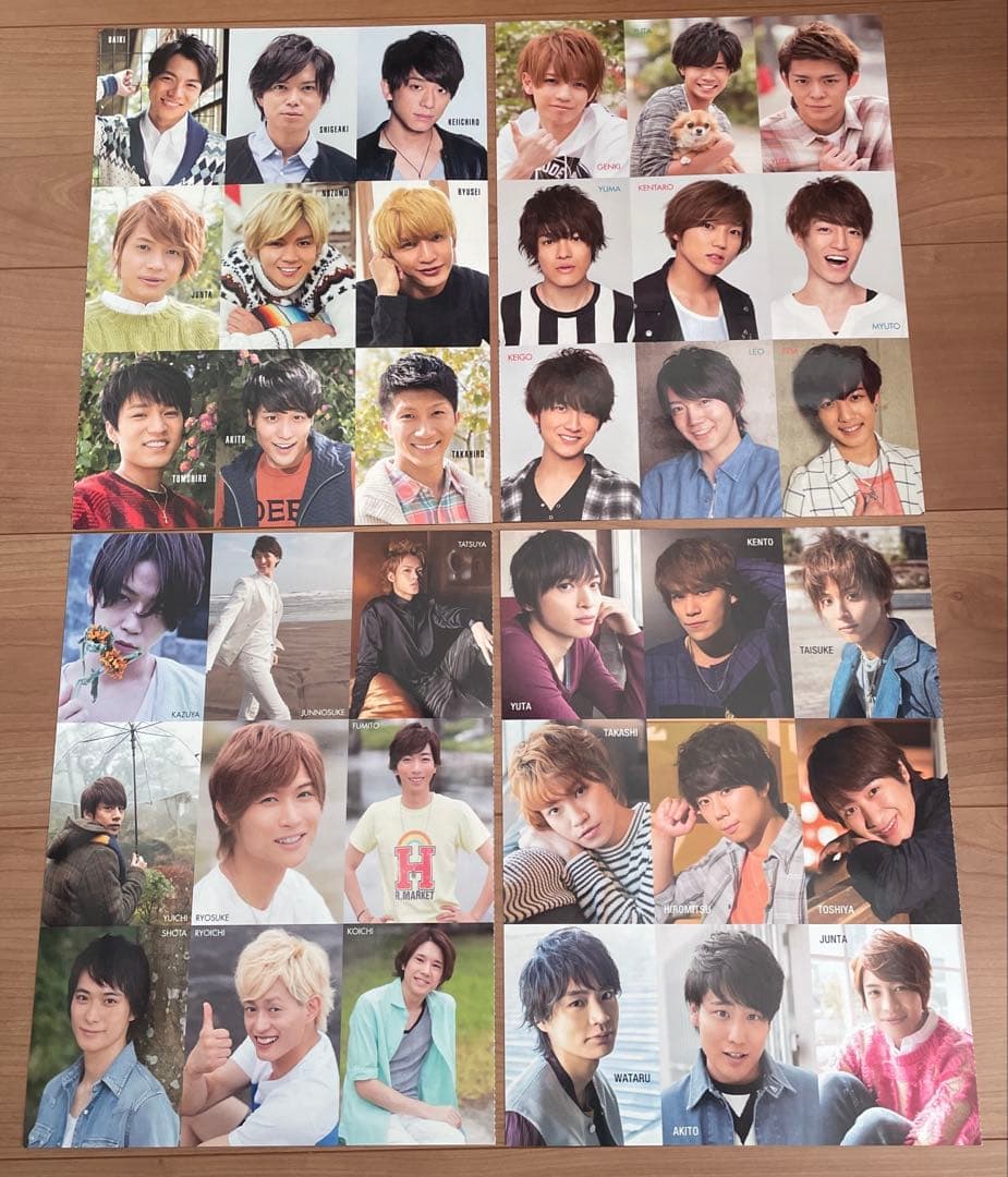 ジャニーズ STARTO ENTERTAINMENT 厚紙切り抜き デタカ 明星 - メルカリ