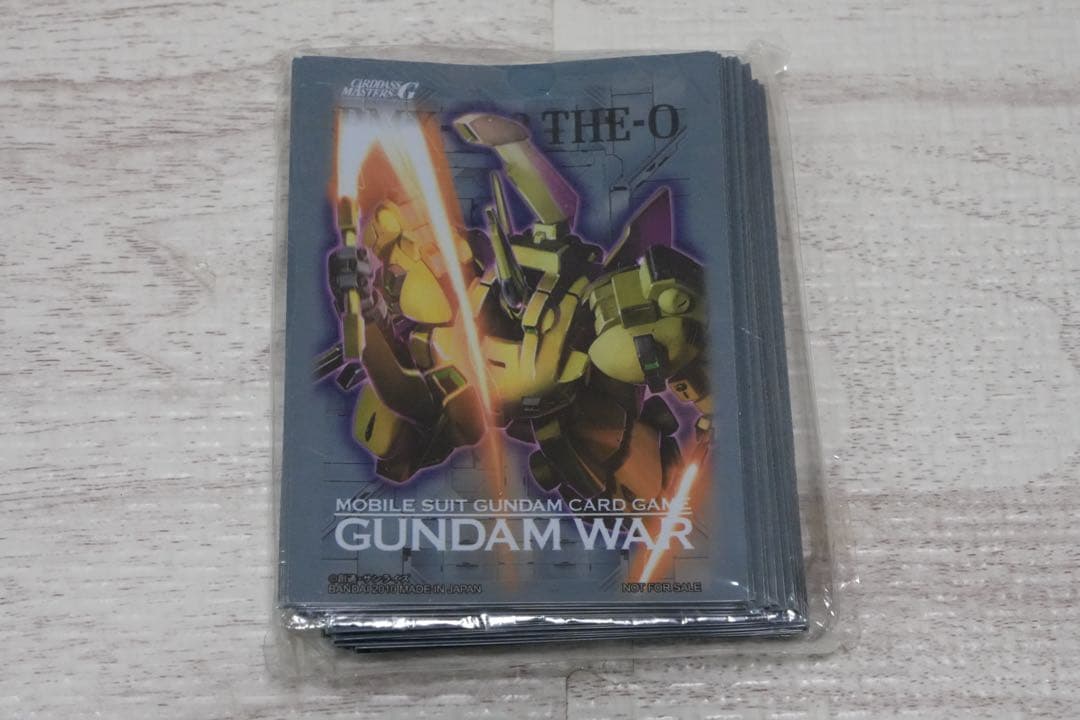 新品未開封 ガンダムウォー GW スリーブ大会優勝景品 ジオ ジ・オ THE