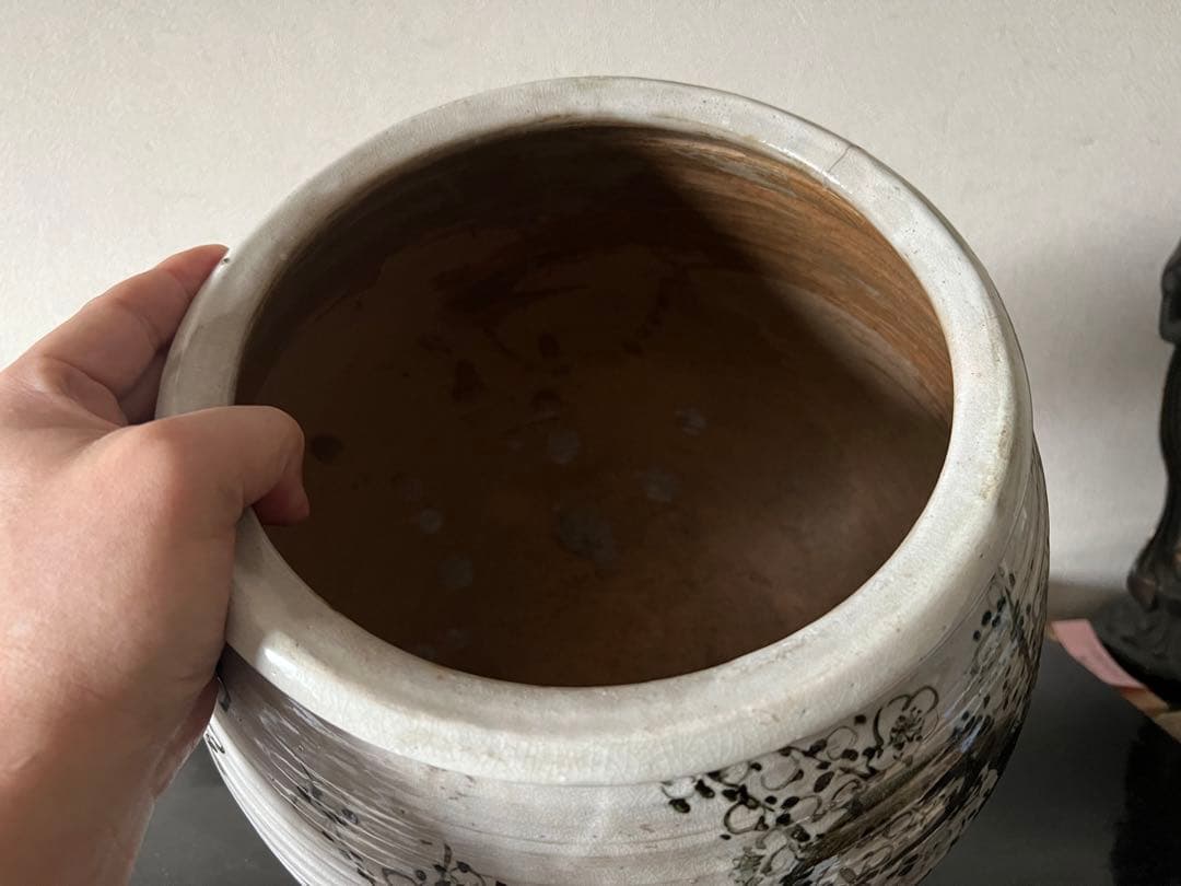 江戸時代 京焼 名工 青木木米 南画 漢詩 火鉢 骨董 古美術 ワイン