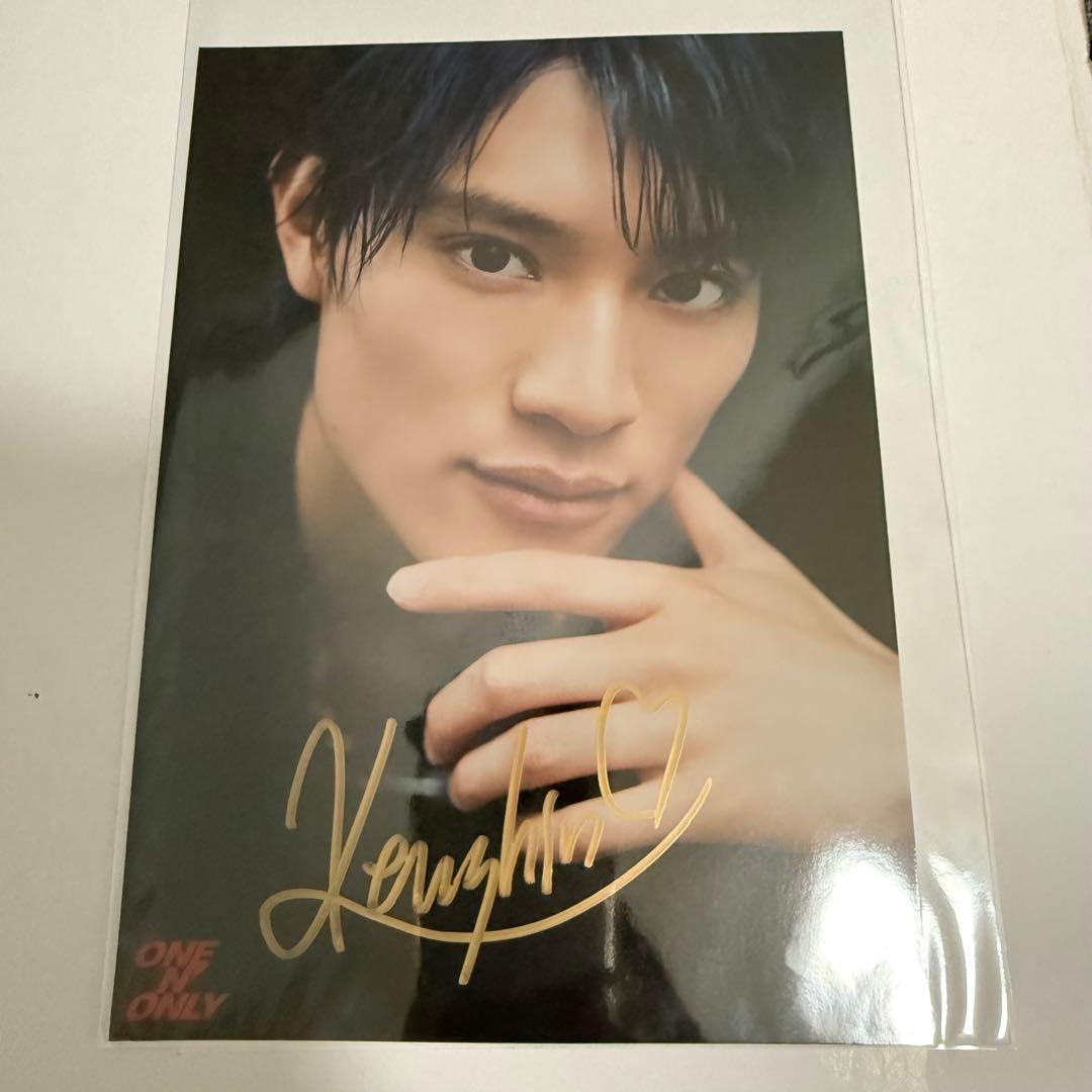 KENSHIN 上村謙信 2Lフォト シークレット絵柄 サイン入り当たり ONE N