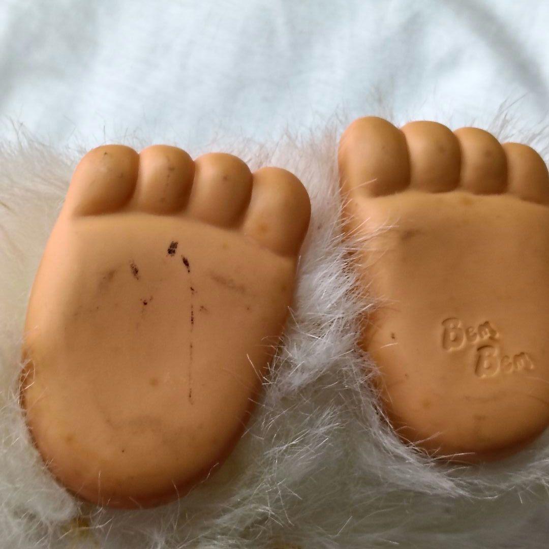 昭和レトロ　80s ベムベム　セキグチ　ソフビぬいぐるみ 雪男