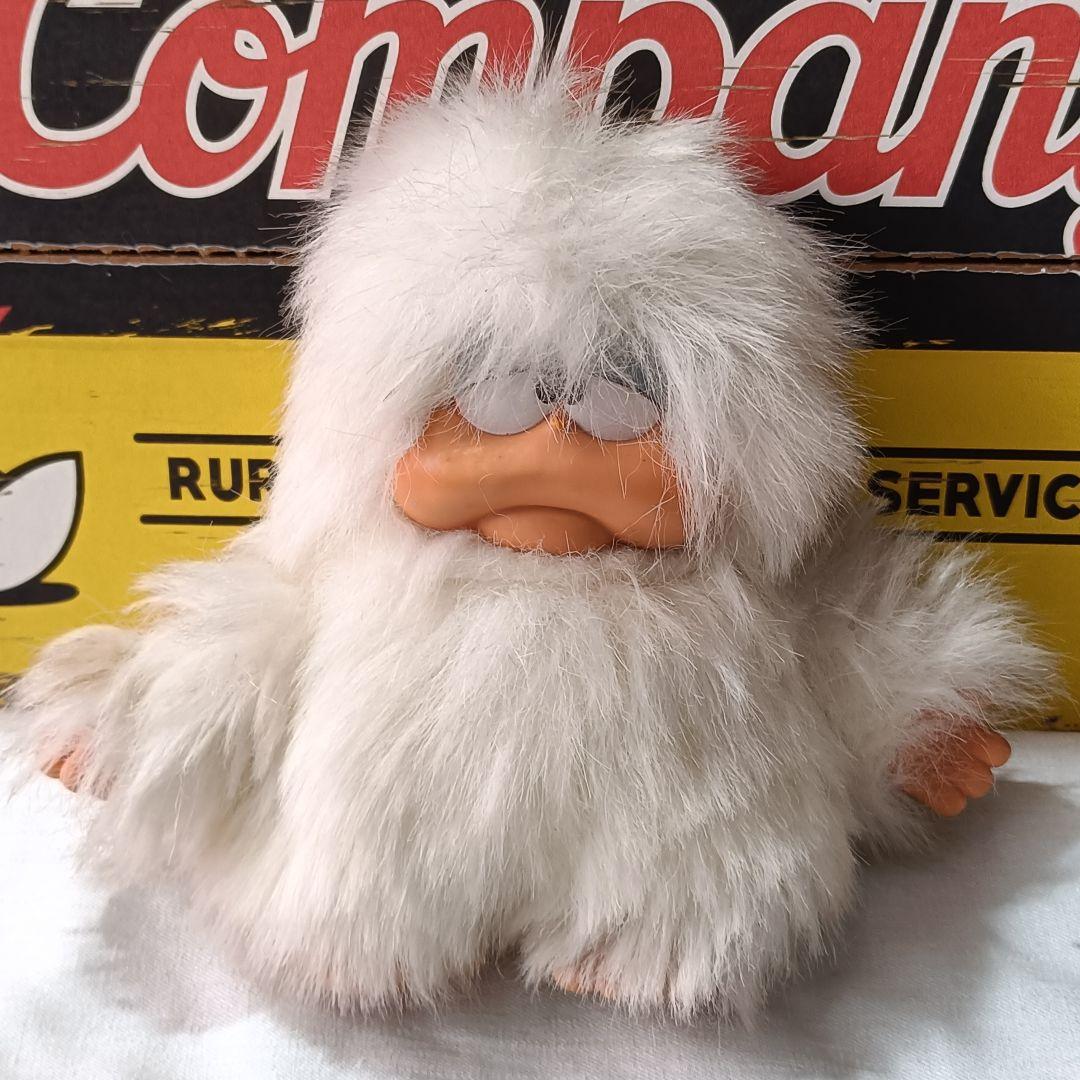 昭和レトロ　80s ベムベム　セキグチ　ソフビぬいぐるみ 雪男
