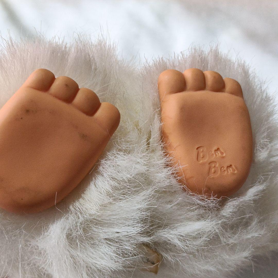 昭和レトロ　80s ベムベム　セキグチ　ソフビぬいぐるみ 雪男