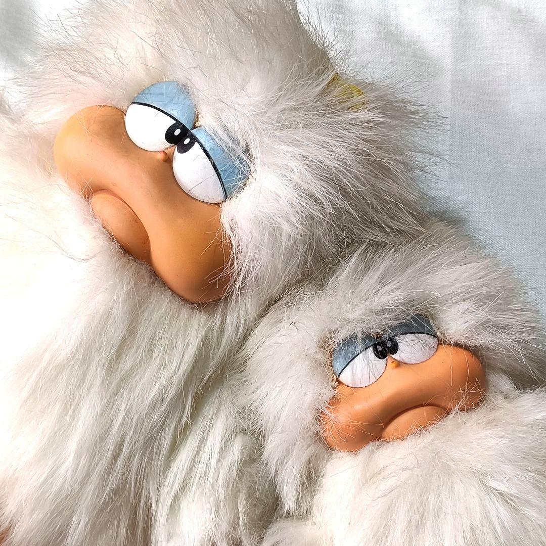 昭和レトロ　80s ベムベム　セキグチ　ソフビぬいぐるみ 雪男