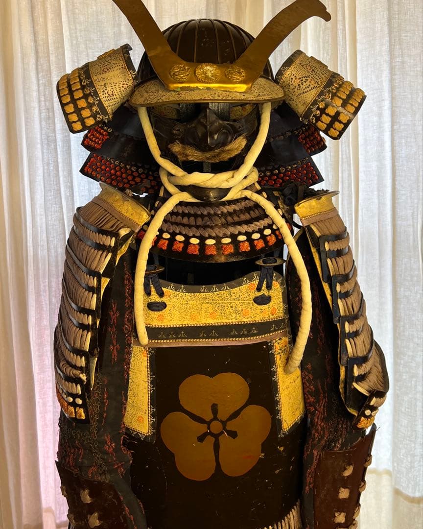 美品！【江戸期 長宗我部家 ゆかりの鎧】日本甲冑【等身大】鎧一式