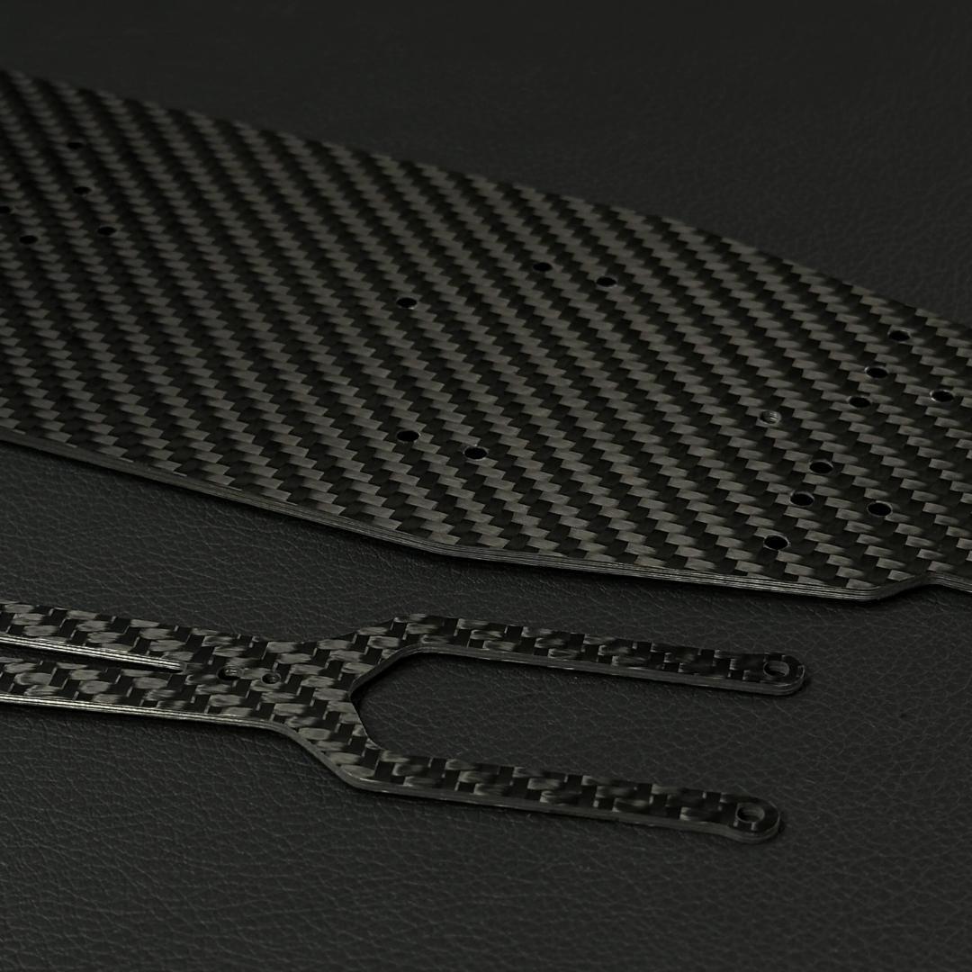 特注品 ヨコモ RD2.0 カーボンシャーシ 2.0mm + アッパ m1512