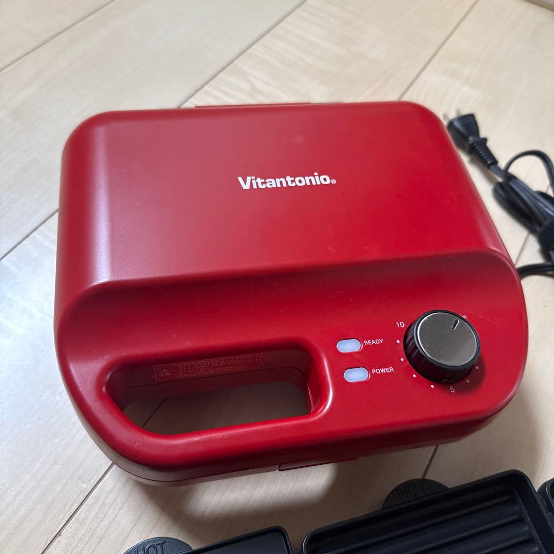 Vitantonio ビタントニオ ホットプレート 多機能 レッド