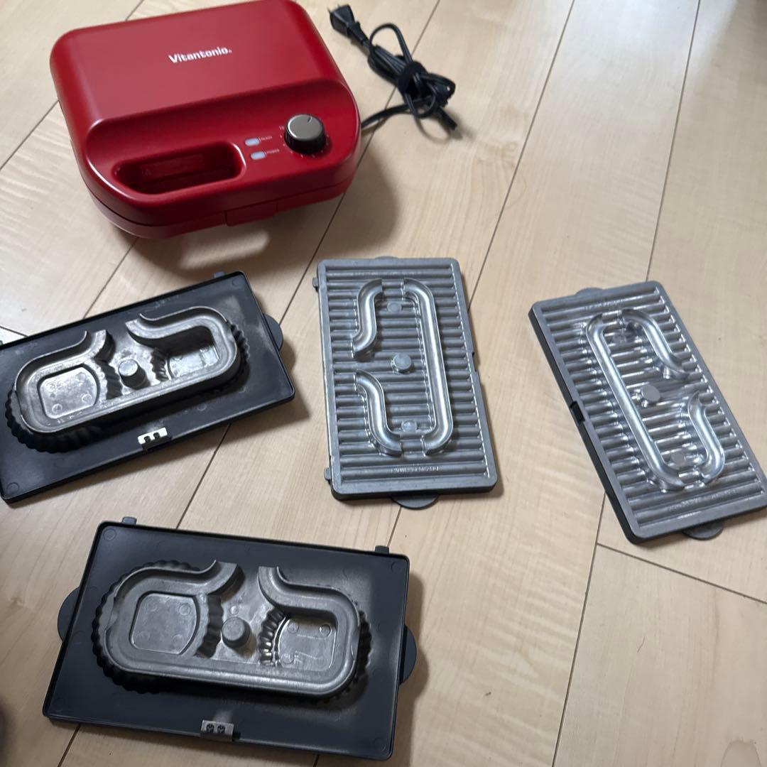 Vitantonio ビタントニオ ホットプレート 多機能 レッド