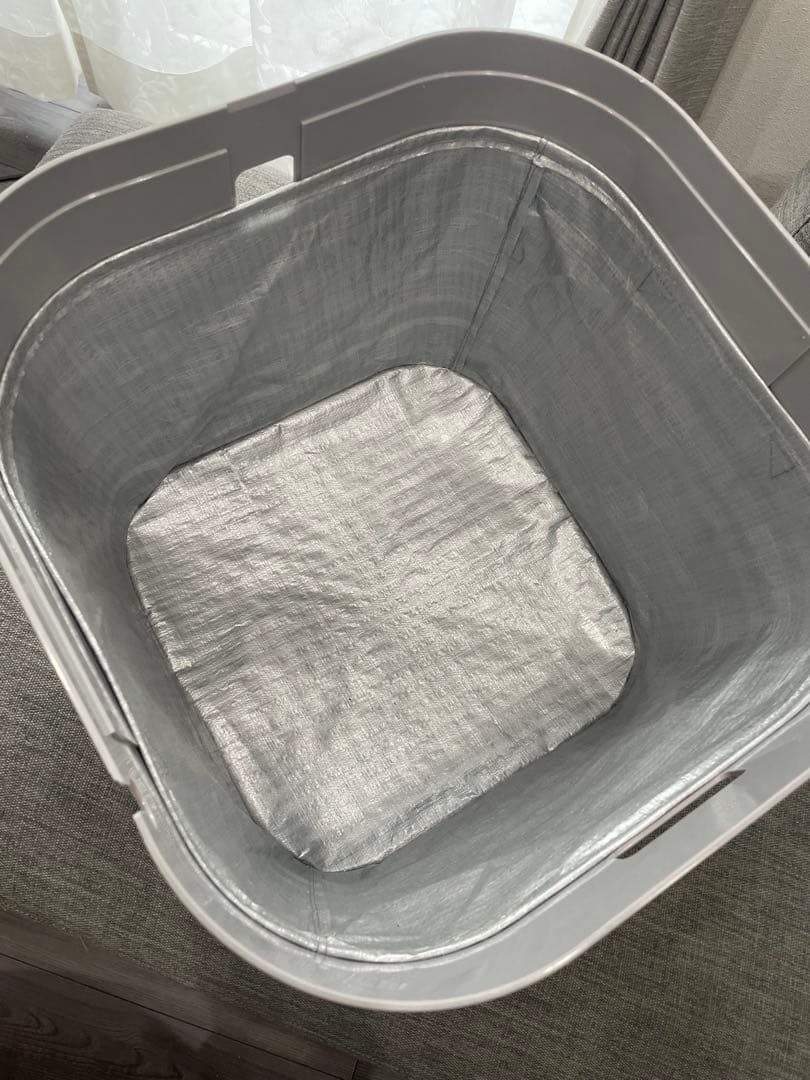 通気孔付き猫用トイレ ホワイト モデキャット グレー 新品