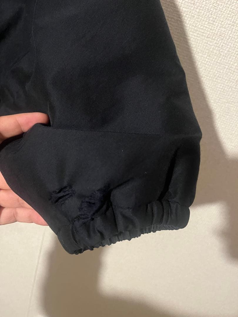 訳あり価格　COMOLI 20AW コットンシルクフーデッドコート 2 ネイビー