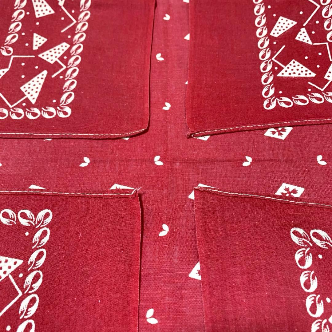 【スペシャル！】〜30年代 両耳大判 ヴィンテージバンダナ #37