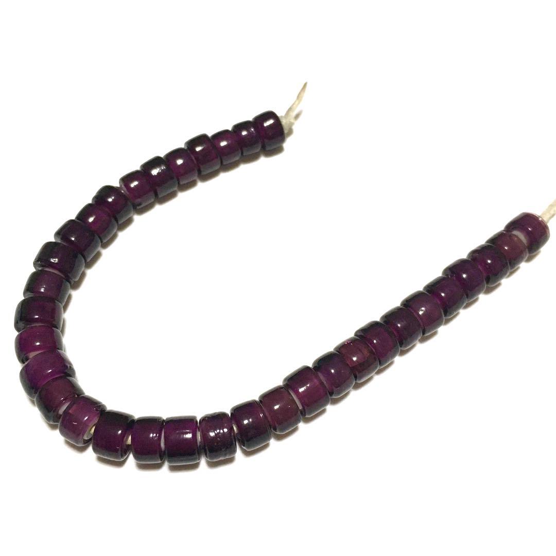 1900s アンティーク ベネチアンビーズ ホワイトハーツ とんぼ玉 - メルカリ