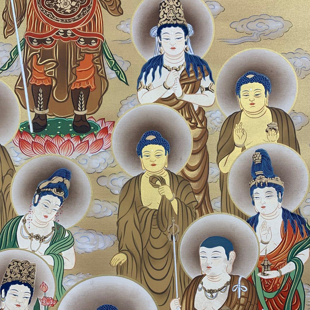 掛け軸3本 ①国井幸雪作 十三佛②佐藤眉山作 春慶