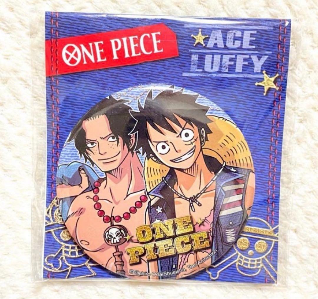 ルフィ エース 海外限定 缶バッジ ワンピース ONE PIECE - メルカリ