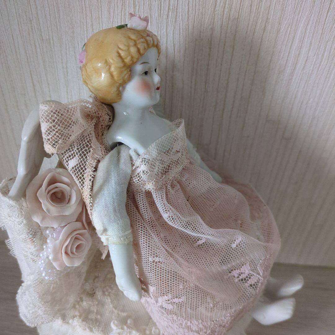 16日まで チャイナヘッドドール ビンテージ エンジェル天使 レア 希少