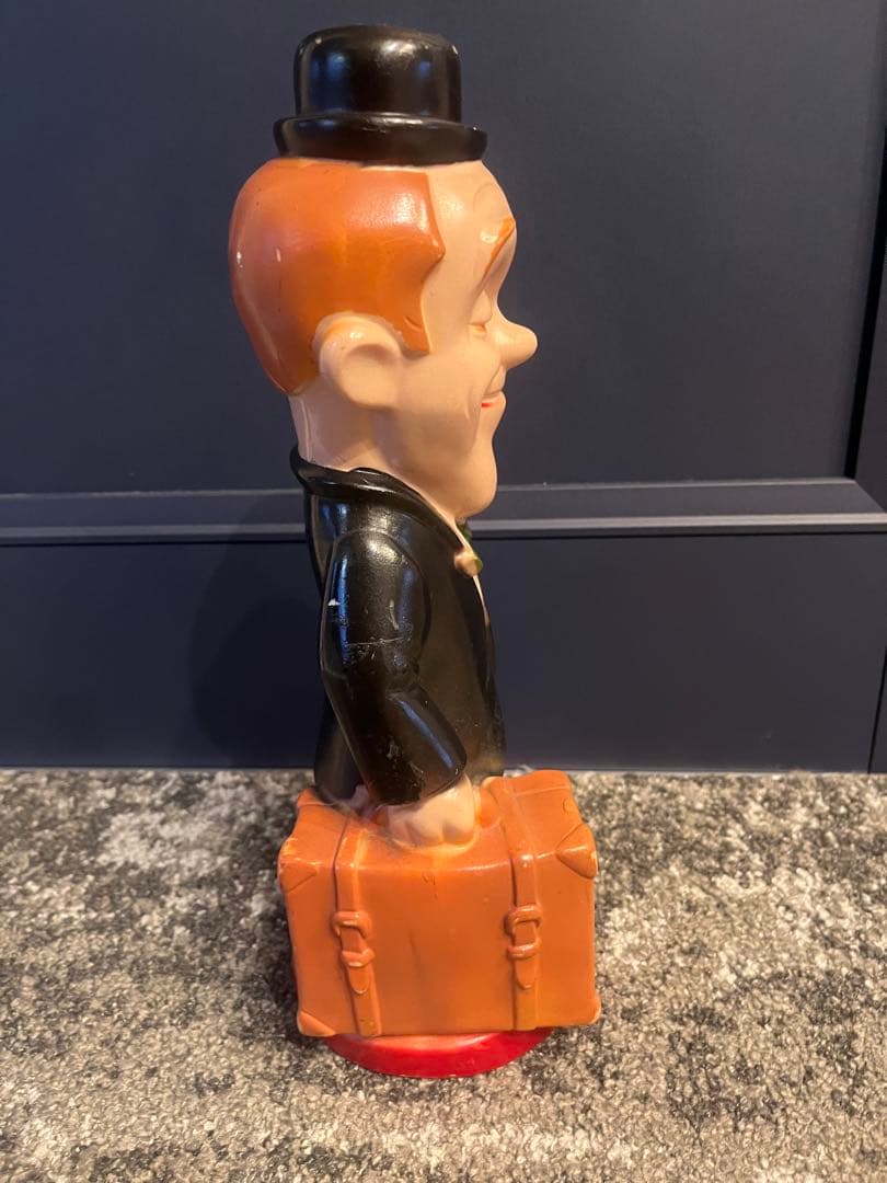 1972 PLAY PAL Laurel and Hardy 貯金箱 ソフビ - メルカリ