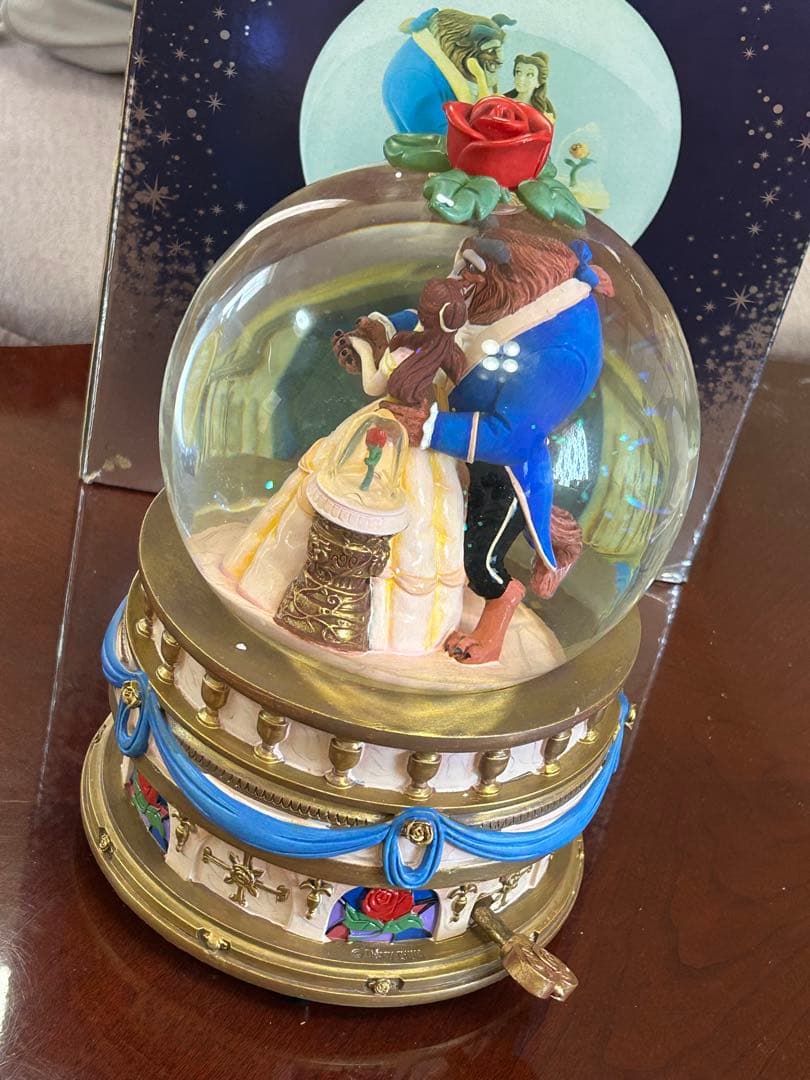 美女と野獣♡スノードーム　オルゴール