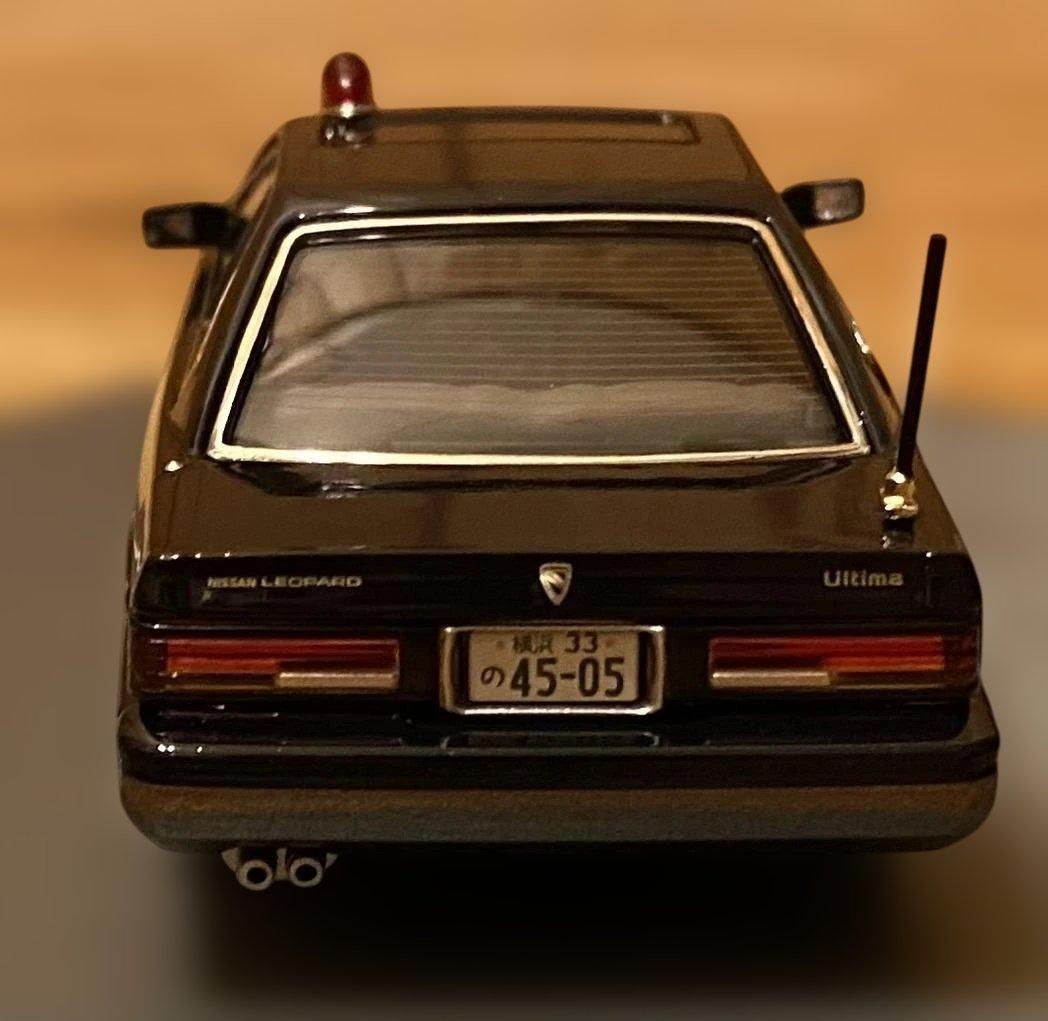 アオシマ 1/43 もっとあぶない刑事 港302 レパード ダークブルーⅡ