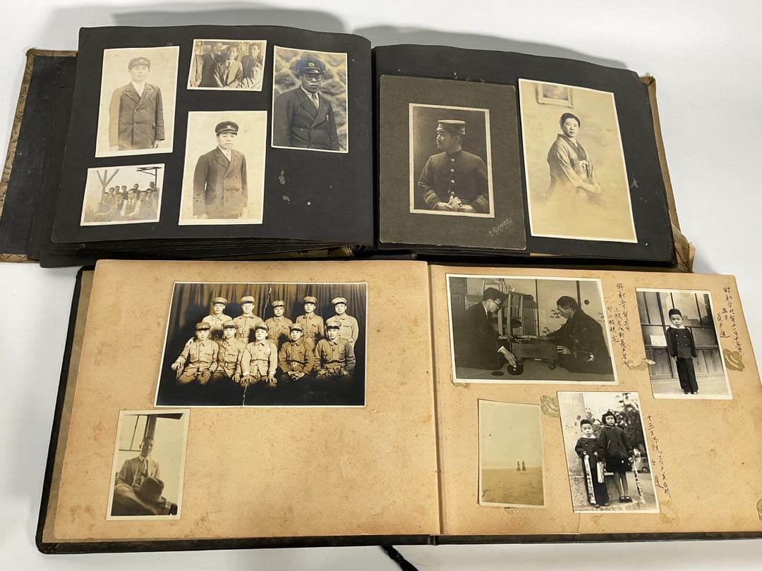 軍隊　軍人　戦争　旧日本軍　家族写真　まとめて軍隊アルバム　古写真　写真帖
