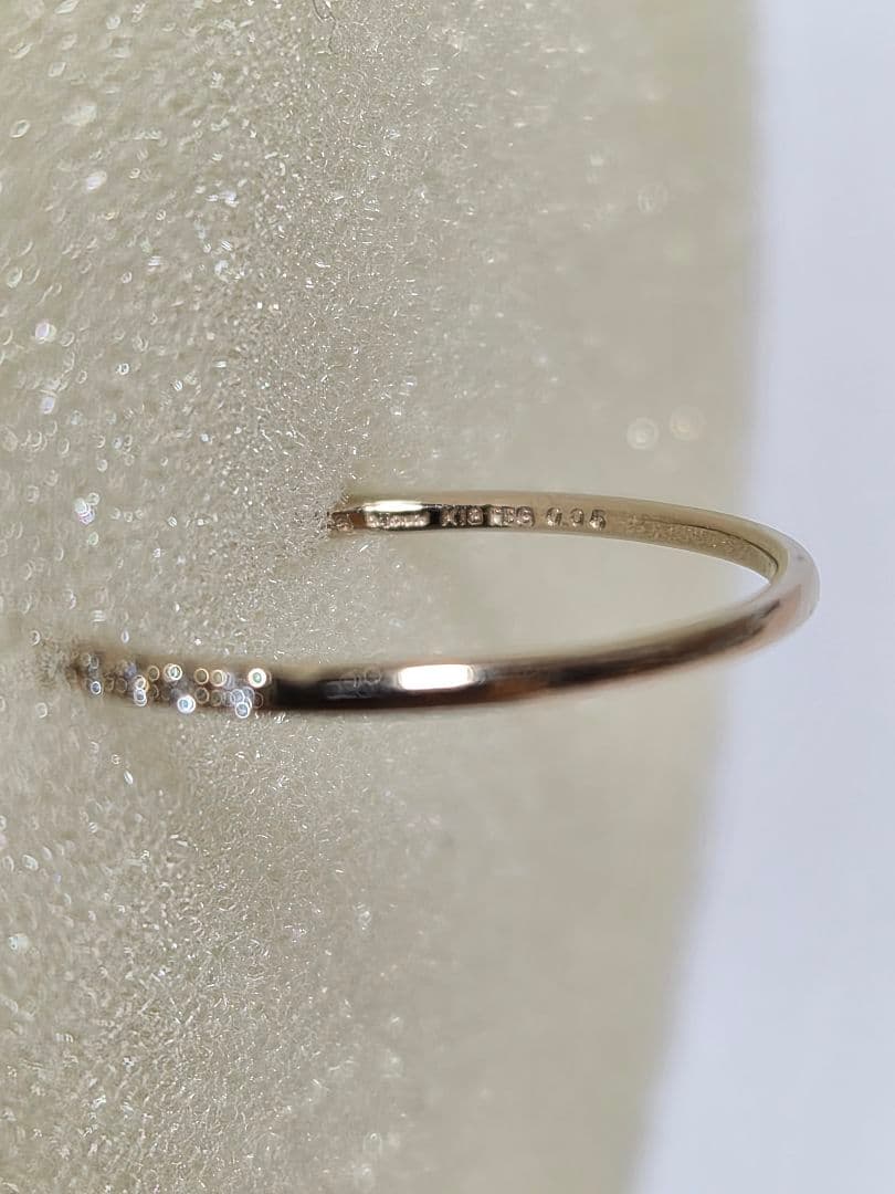 美品ete bijouxK18ロウブラウンゴールド ダイヤモンドエタニティリング