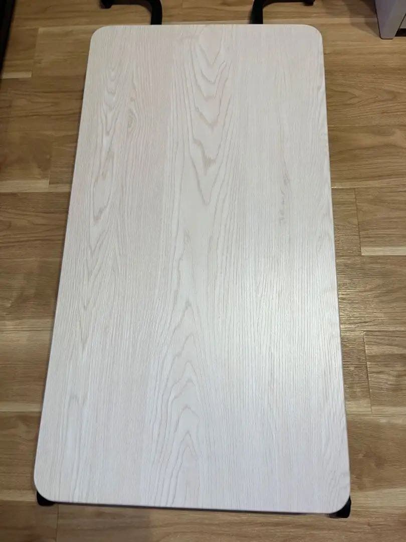 昇降テーブル　ニトリ　幅90 ホワイト