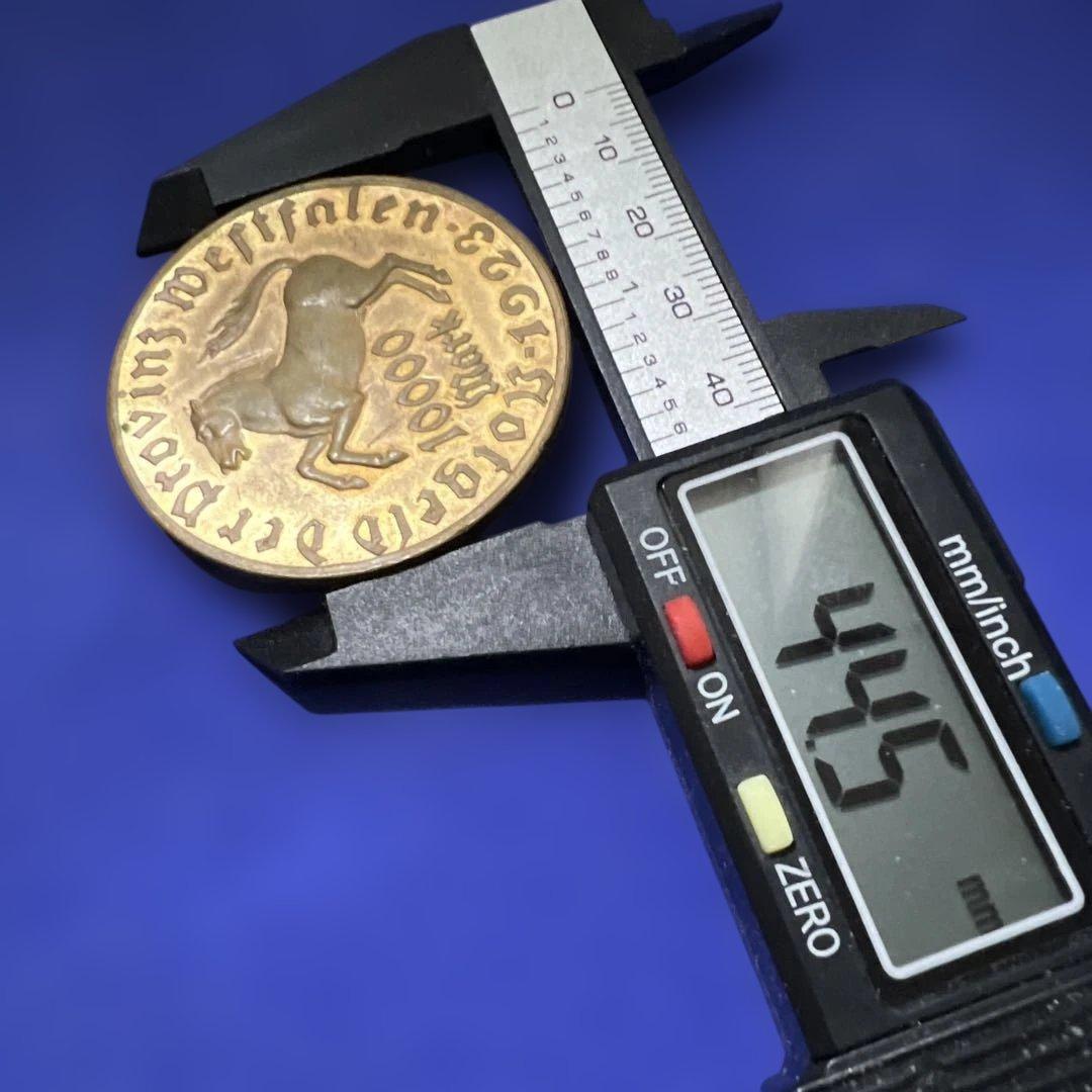 激レア】1923年 10000マルク ノートゲルト ブロンズ重量版 ドイツ