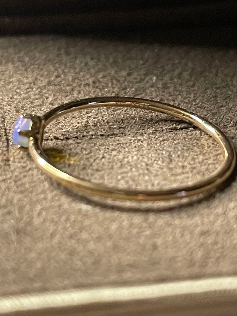 agete K10 オパール リング 9号