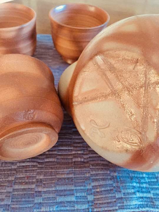 新春期間限定最終セール！備前焼 緋襷ひだすき茶器セット