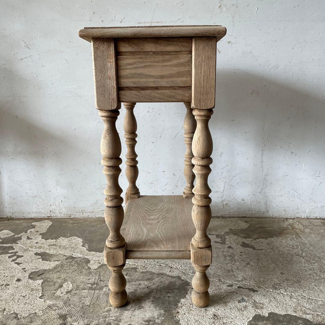 ビンテージ ドロワーサイドテーブル ドロワーベッドサイドテーブル剥離