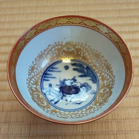 A 108 金蘭手 鳳凰絵 ・ 永楽和全作 ( 未使用品 ) 永楽和全 (