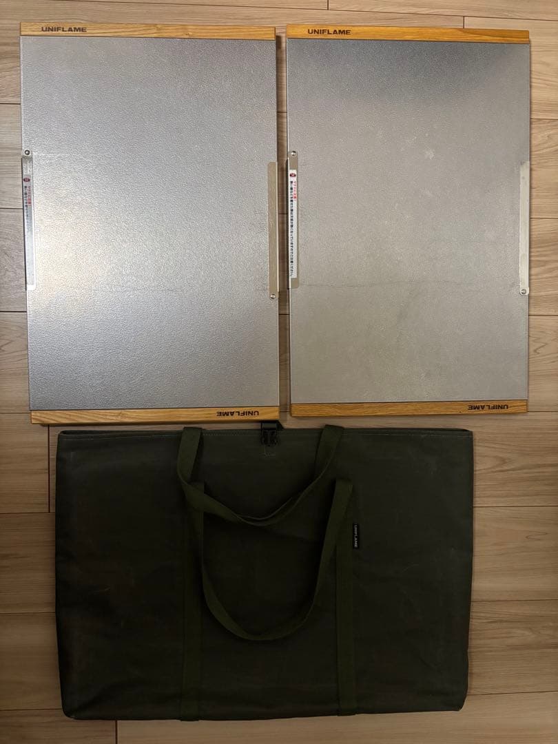 UNIFLAME 焚き火テーブル×2 収納バッグ