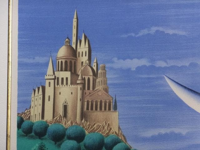 レイモン・ペイネ 直筆サイン『メルヘン』リトグラフ 大判 2401260829F