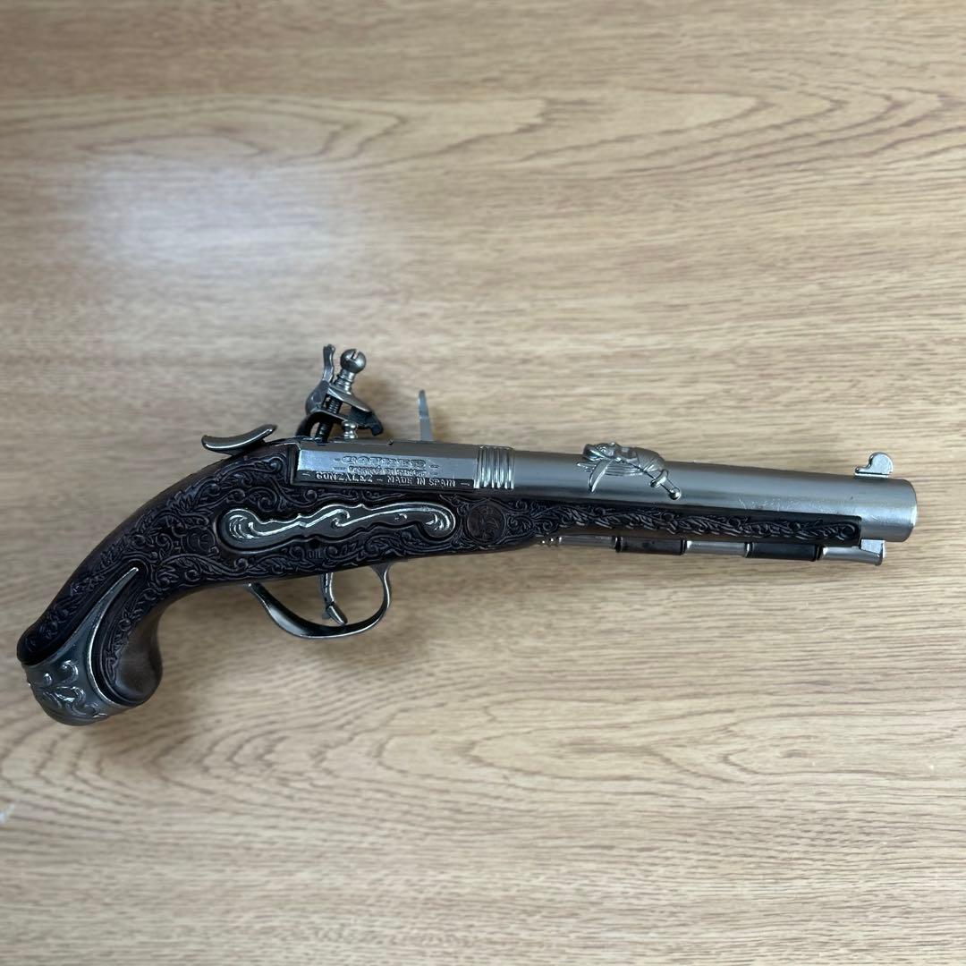 ディズニー】モデルガン フリントロック式ピストル GONHER社製