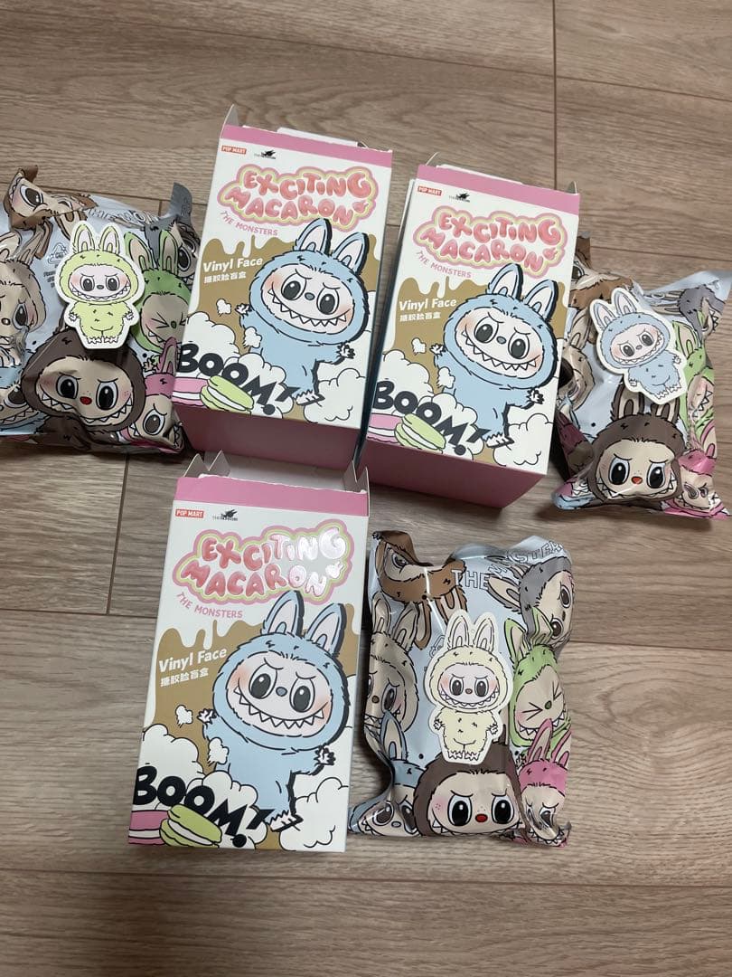 正規品・未開封　Labubu Exciting Macaron 3点セット